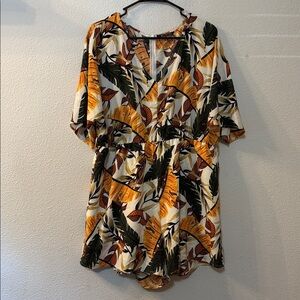 BloomChic Vibrant Floral Romper